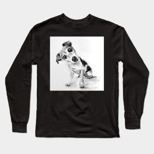 curious dog Long Sleeve T-Shirt